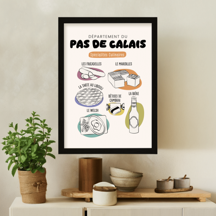 Affiche Pas de Calais Colorée – Image 4