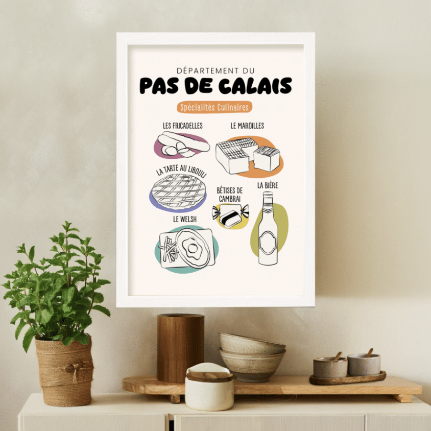 Affiche Pas de Calais Colorée – Image 3